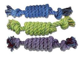 Βαμβακερό Σχοινί Κύλινδρος "Nuts for Knots King Size Tugger" της Happy Pets