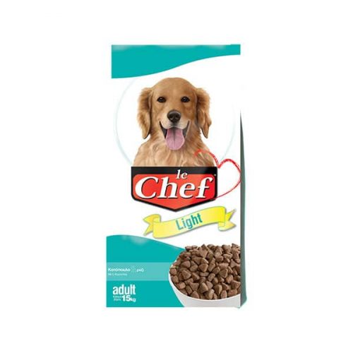 Le Chef Adult Light 15kg για Ενήλικους Σκύλους