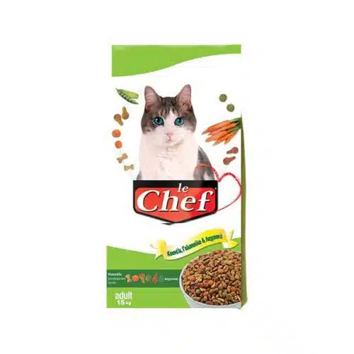 Le Chef Cat Adult με Κουνέλι & Γαλοπούλα 15kg