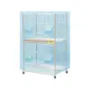 Ζευγαρώστρα Νίκελ Δυόροφη 40x27x68cm της Κλουβοτεχνικής