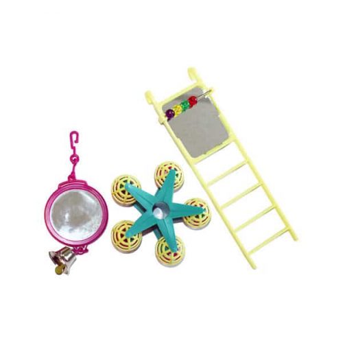 Παιχνίδι για Παπαγάλους Mirror, Ladder & Carousel από την HappyPet