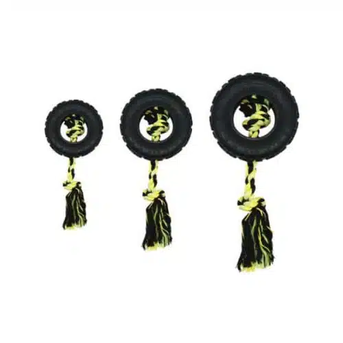 Παιχνίδι για Σκύλους Grrrelli Rubber Tyre Tugger της HappyPet
