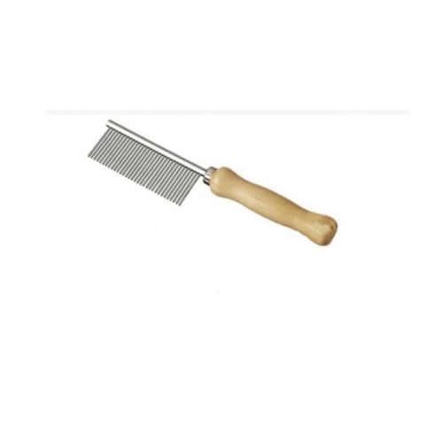 Camon Χτένα για Σκύλους με Ξύλινη Χειρολαβή Chrome Plated Comb 50 Teeth