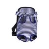Μάρσιπος για Μικρόσωμα Σκυλάκια έως 10 Κιλά Blue White Stripes 40x30cm Xlarge