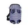 Μάρσιπος για Μικρόσωμα Σκυλάκια έως 10 Κιλά Blue White Stripes 40x30cm Xlarge