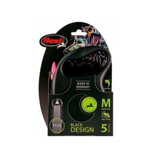 Flexi Black Design Medium Tape 5m max 25kg Σκύλο