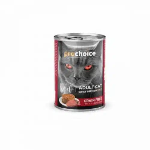 Prochoice Cat Food Grain Free With Veal 400gr Πατέ
