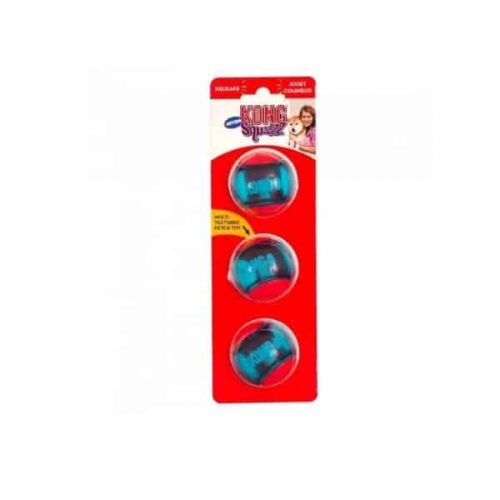 Kong Squeezz Ball Small 3τεμ. Παιχνίδι για Σκύλους