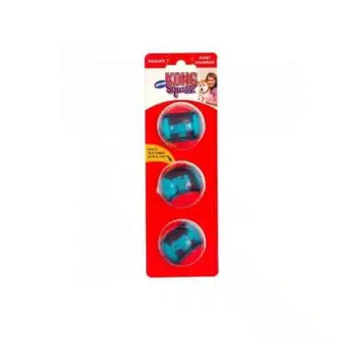 Kong Squeezz Ball Small 3τεμ. Παιχνίδι για Σκύλους