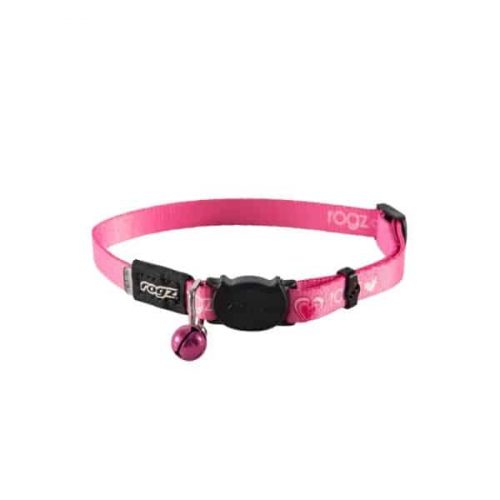 Rogz Kiddycat Pink Hearts Small Λουράκι για Γάτες