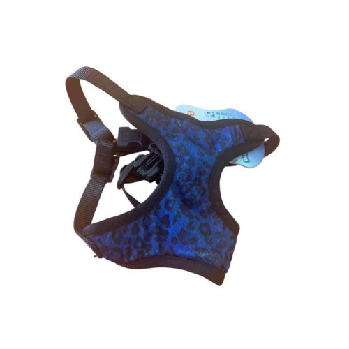 Σαμαράκι για Σκυλάκια Leopard Blue Nobleza Small