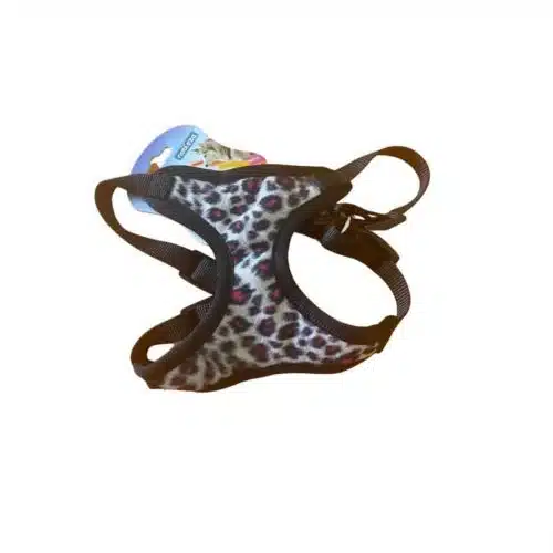 Σαμαράκι για Σκυλάκια Leopard Ροζ Nobleza Small