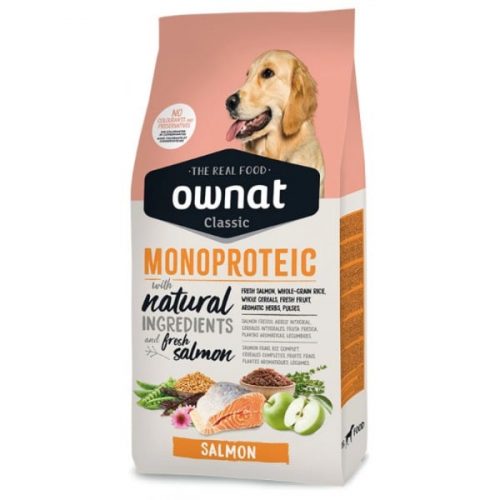 Ownat Classic Monoproteic Adult Σολομός 4kg Ξηρά Τροφή για Σκύλους με Αλλεργίες