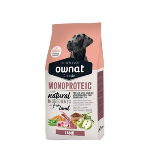 Ownat Classic Monoproteic Adult Lamb 4kg Ξηρά Τροφή για Σκύλους με Διατροφικές Ευαισθησίες