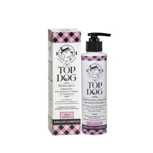 Top Dog Εξειδικευμένο Σαμπουάν για Σκύλους Keratin Complex 250ml