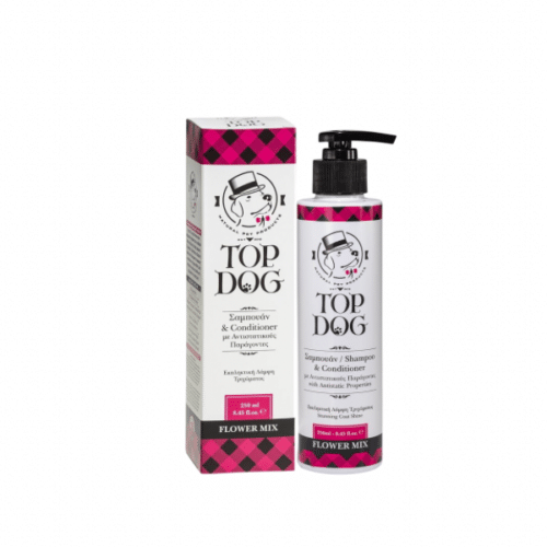 Top Dog Σαμπουάν και Μαλακτική Flower Mix για Σκύλους 250ml