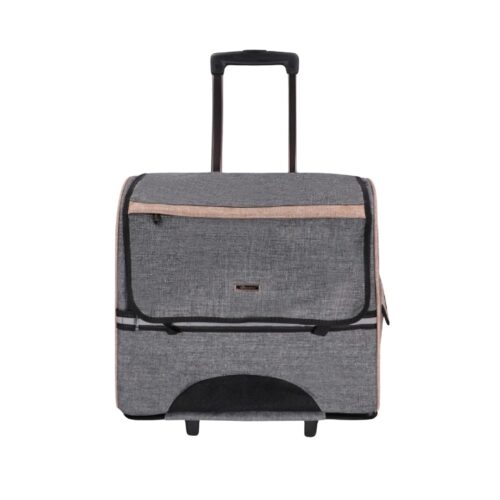 Τσάντα Μεταφοράς Σκύλου & Γάτας Denik Trolley Grey 44x25x40cm