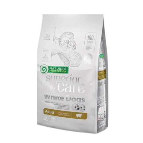 Nature's Protection Superior Care -White Dogs Adult Small & Mini Lamb 10kg