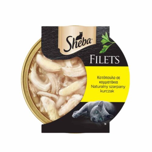 Sheba Filets Κοτόπουλο 60gr Συμπληρωματική Τροφή για Γάτες