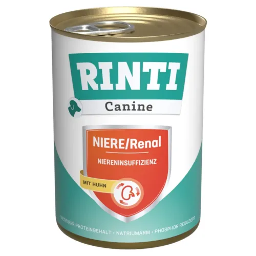 RINTI Canine Kidney/Renal με Κοτόπουλο Κονσέρβα 400 gr για Υποστήριξη των Νεφρών  για Σκυλάκια
