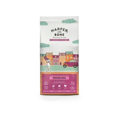 Harper & Bone Senior Light Flavours Farm 3kg Τροφή για Ηλικιωμένους Σκύλους με Κοτόπουλο – Πάπια – Γαλοπούλα
