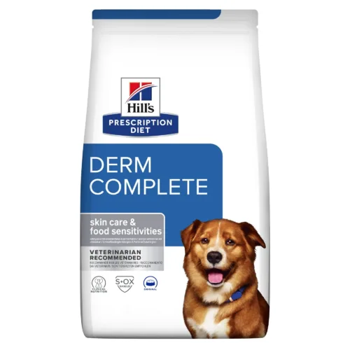 Hill's Prescription Diet Derm Complete Skin Care and Food Sensitivities για Σκύλους 1.5kg