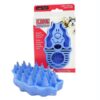 Kong Dog ZoomGroom Ελαστική Βούρτσα Περιποίησης για Σκύλους Large Μπλε
