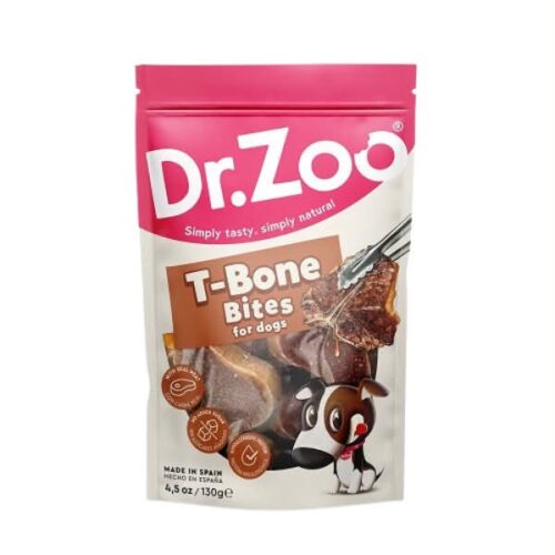 Dr.Zoo T-Bone Bites &Lambda;&iota;&chi;&omicron;&upsilon;&delta;&iota;έ&sigmaf; &gamma;&iota;&alpha; &Sigma;&kappa;ύ&lambda;&omicron;&upsilon;&sigmaf; 130gr