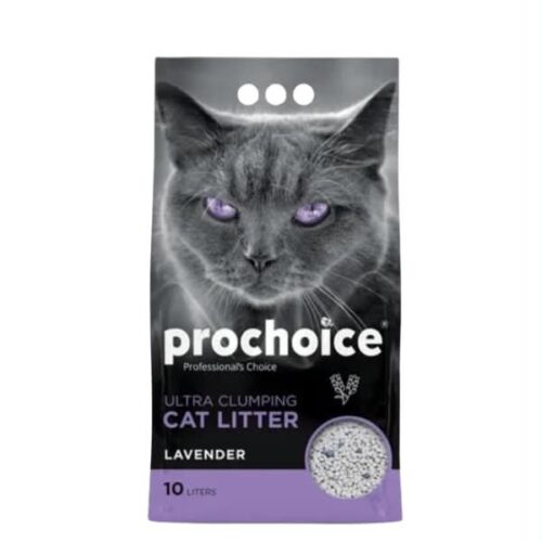 ProChoice White Bentonite Άμμος Γάτας Με Άρωμα Λεβάντα 10lt