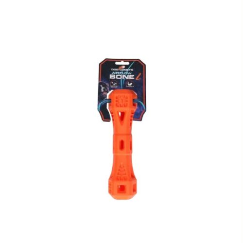 Dog Comets Airflow Bone Large Παιχνίδι για Μεγαλόσωμα Σκυλάκια Πορτοκαλί