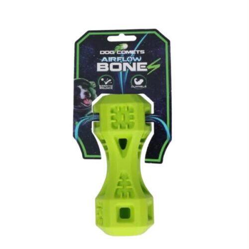 Dog Comets Airflow Bone Small Παιχνίδι για Μικρόσωμα Σκυλάκια Πράσινο