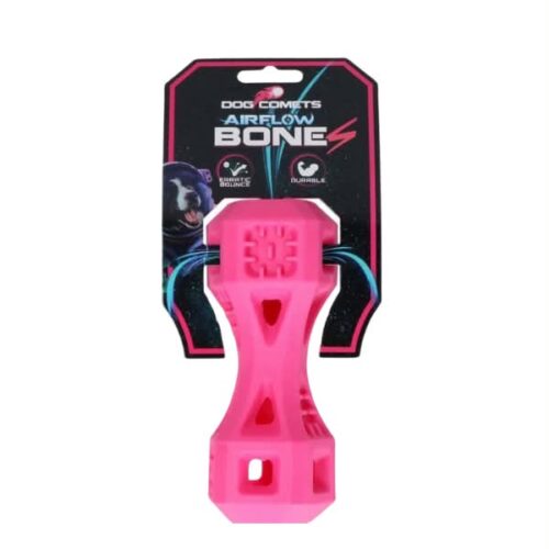 Dog Comets Airflow Bone Small Παιχνίδι για Μικρόσωμα Σκυλάκια Ροζ
