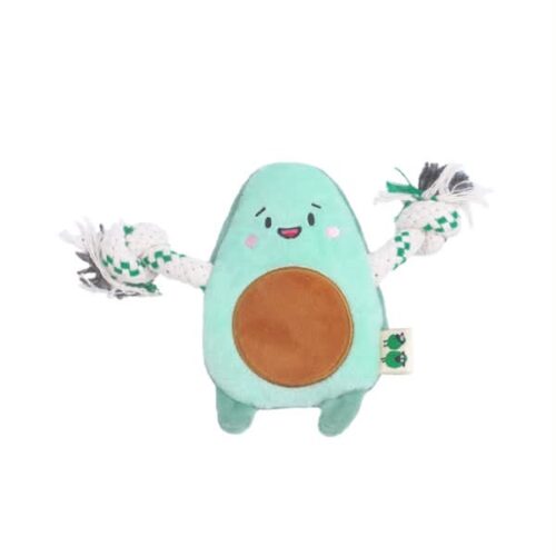 Green Sheep Stuffing Free Toy Παιχνίδι για Μικρόσωμα Σκυλάκια Avacado -S