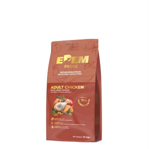 Edem Prime Grain Free Adult Monoprotein Chicken 2kg Ξηρά Τροφή για Ενήλικους Σκύλους με Κοτόπουλο