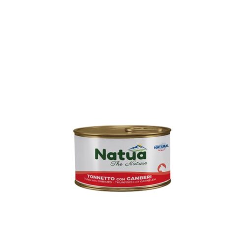 Natua Cat Can Tuna With Dentex in Jelly Κονσέρβα Γάτας με Τόνο και Γαρίδα σε Ζελέ 85gr