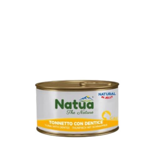 Natua Cat Can Tuna With Dentex in Jelly Κονσέρβα Γάτας με Τόνο και Συναγρίδα σε Ζελέ 85gr